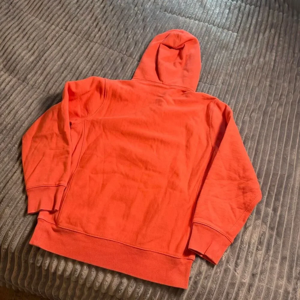 Men’s J. Crew Sportswear Heavyweight Blank Hoodie Salmon Pink Medium New York